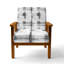 Chaise rembourrée Rustic Lodge-1254426705