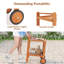 Wood Bar Cart