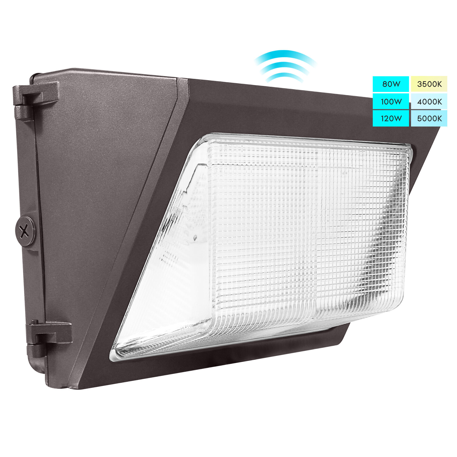 Luxrite LED Wall Pack Light Photocell Sensor 80W 100W 120W 17500