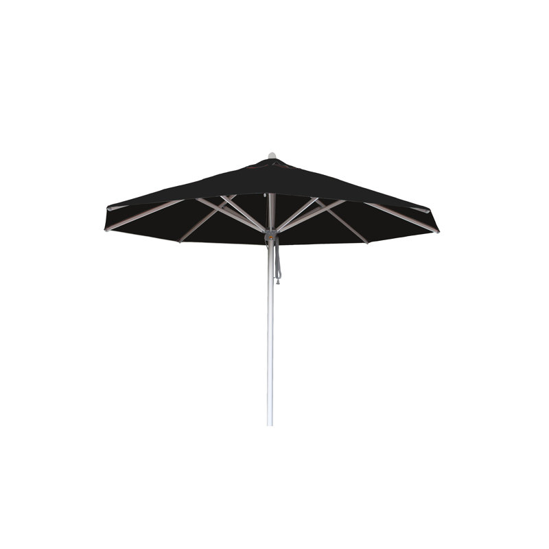 Post 350cm Market Parasol, Black