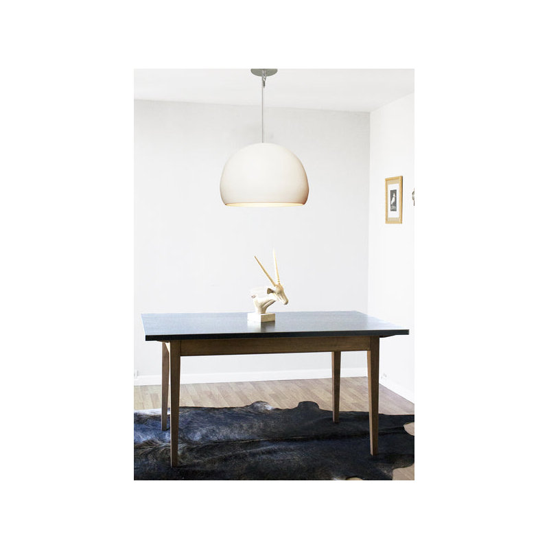 Clay 1 - Light Pendant, Matte White, Brushed Nickel