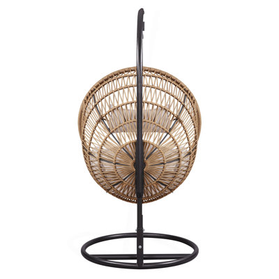 Vasant Beige Fabric  Rope Hanging Chair