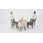Oakridge Fabric Upholstered Parsons Side Dining Chair with Solid Rubberwood Legs, High-Density Foam Cushion-1533165716