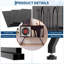 Solid Wood 67.8 cm H Media Shelves