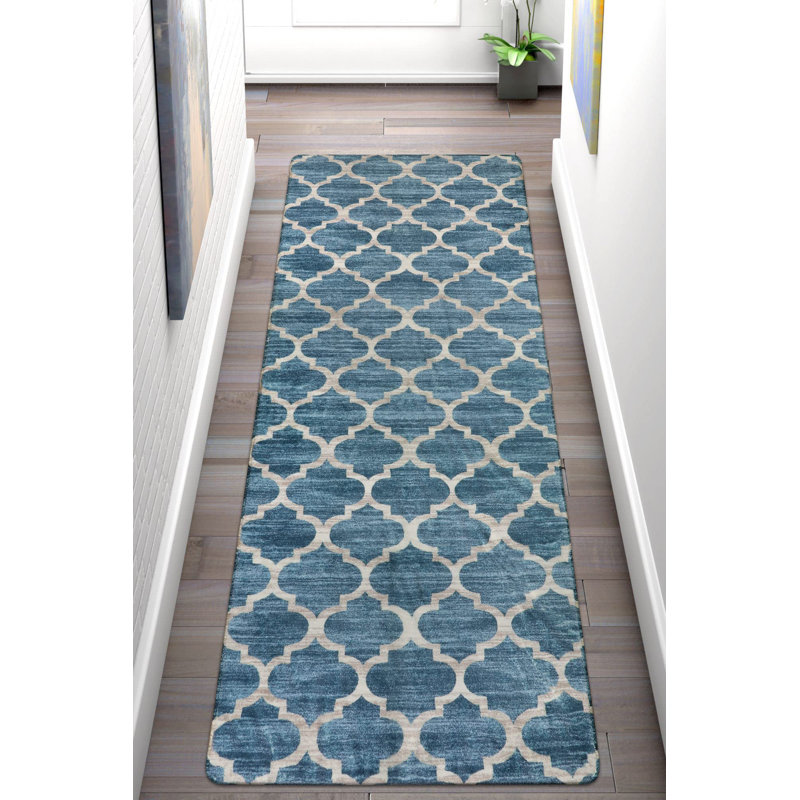 Tapis marocain Tawann Classic, Tapis de couloir 2 pi 7 po x 8 pi
