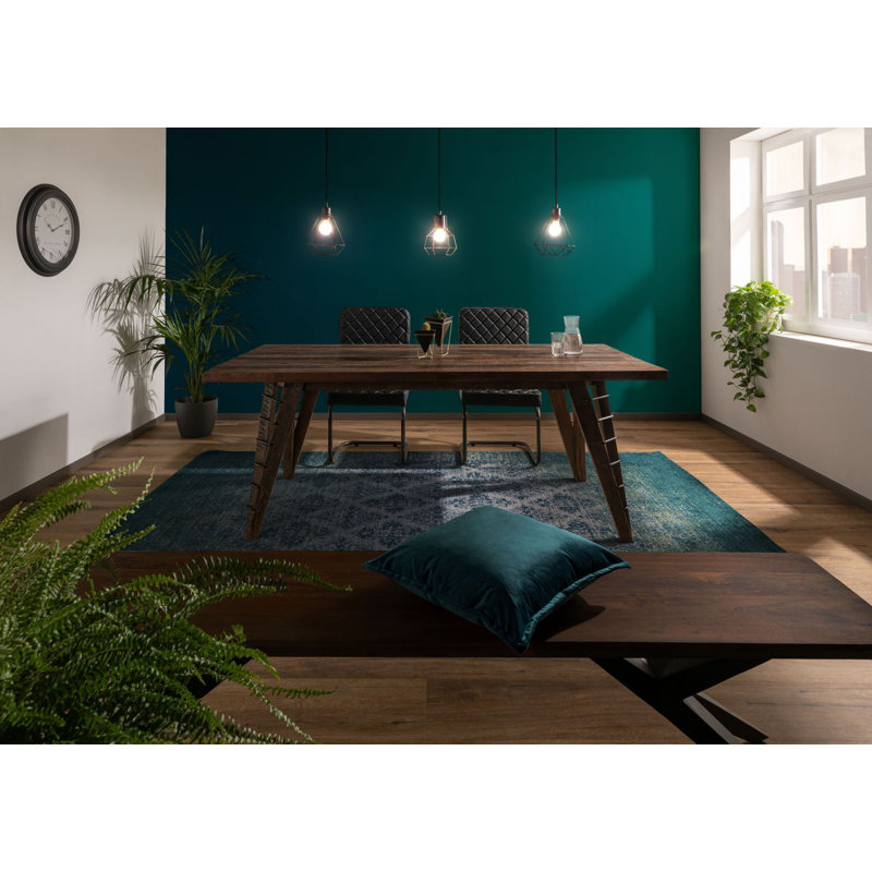 Bassano Teak Solid Wood Dining Table, H78 x L200 x W100cm