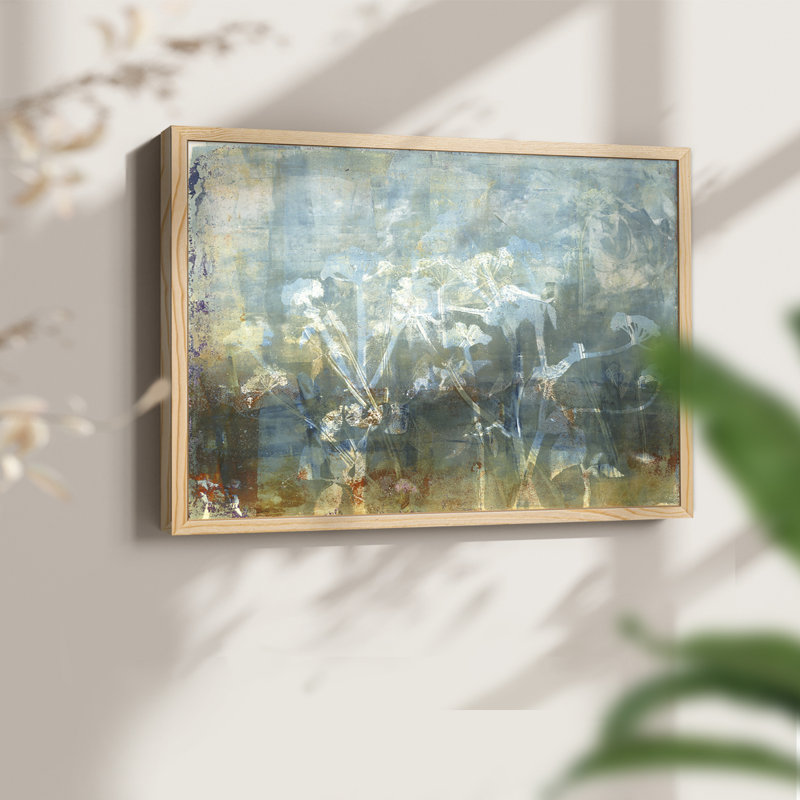 Bord de l'eau - reproduction encadrée - réversible, H 8 po x l 10 po, Naturel