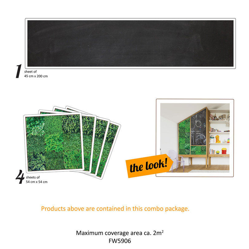 Plants & Flowers Non-Wall Damaging Wall Decal