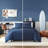Nautica Longdale Solid Reversible Duvet Cover Set-88962022