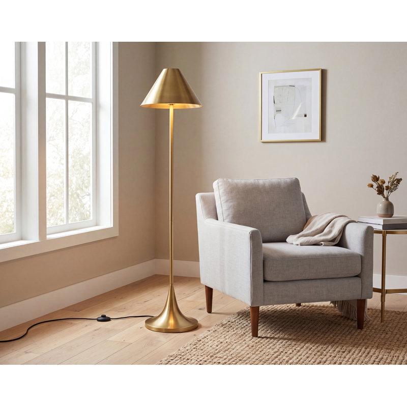 Lampe sur pied halo en métal Halo