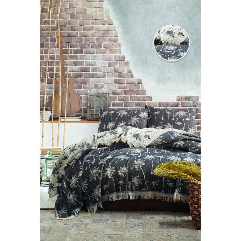 Housse de couette 100% coton Able, Noir
