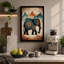 Mechanical Elephant With Mountains Steampunk - Print-136814164-136814159