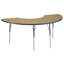 Table d'activité demi-lune 36 "x 72" avec pieds réglables-122266751-99075989