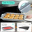 Ensemble de moules à pâtisserie en silicone, 4 pièces, comprenant des moules à pâtisserie, des plaques à pâtisserie, des plaques à biscuits, un moule à gâteau avec poignées et un cadre renforcé en métal (gris)-136125073