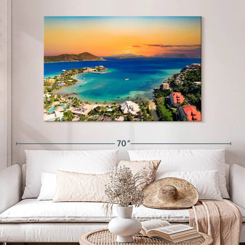 Ravi St. Thomas US Virgin Islands, 34" H x 51" W