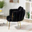Fauteuil en velours capitonné Elandus-1148992732