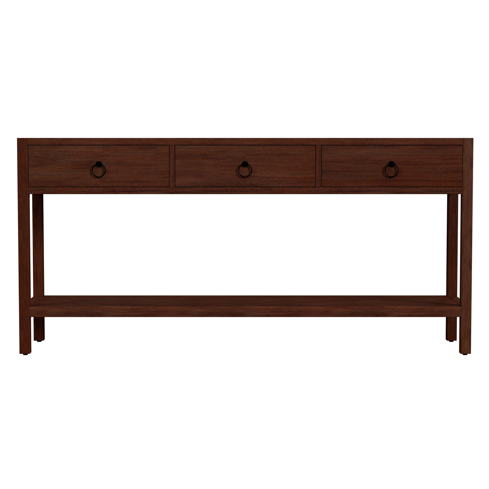 Elin 65'' Console Table, Medium Brown