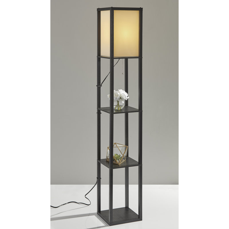 Agilbert 63'' Black Column Floor Lamp