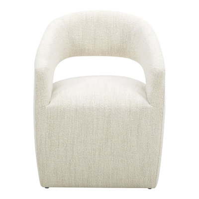 Camino Performance Fabric Rolling Arm Chair