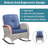 Wicker Rattan Outdoor Rocking Chair Set With Side Table (2 Chairs And 1 Side Table)