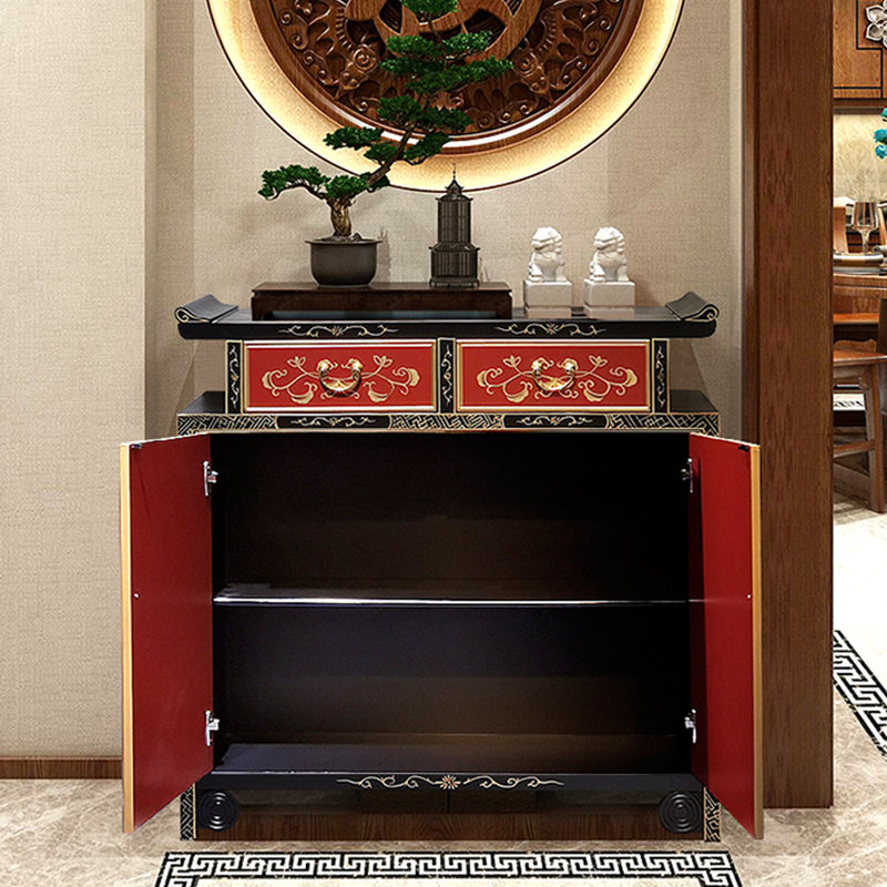 Armoire d'entrée peinte