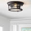 Plafonnier encastré 2 lumières 13,25 po Ceballos-389300312
