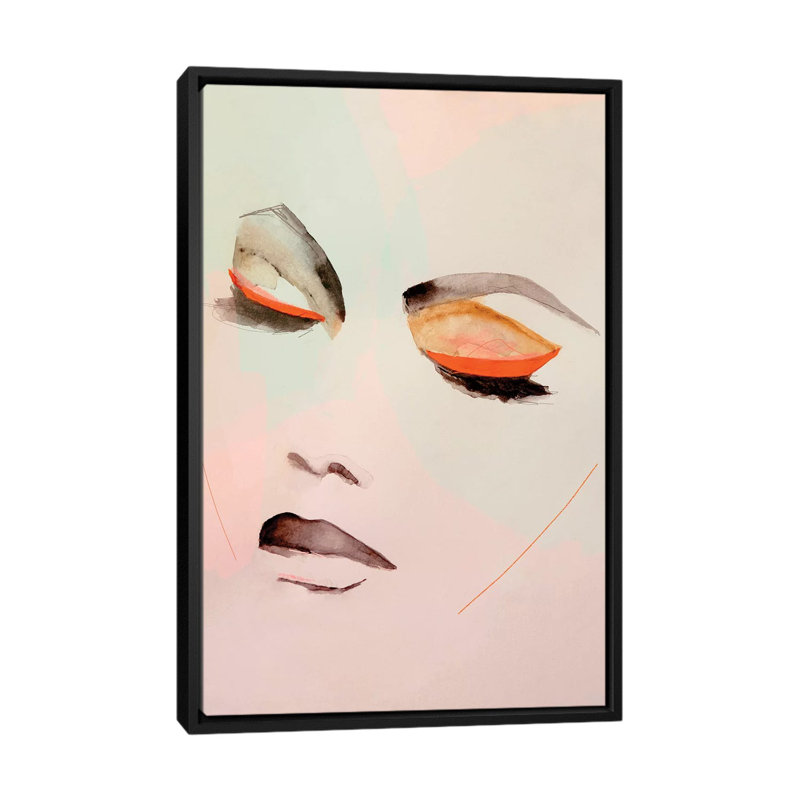 «Air», reproduction sur toile, H 26 po x l 18 po x P 1,5 po, Toile avec cadre flottant noir, Pas de tapis