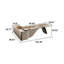 86.61"Modern minimalist L-shaped executive desk-1650628103