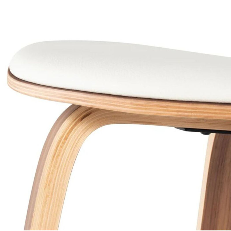 Keimarion Stool 26" Counter Stool, White