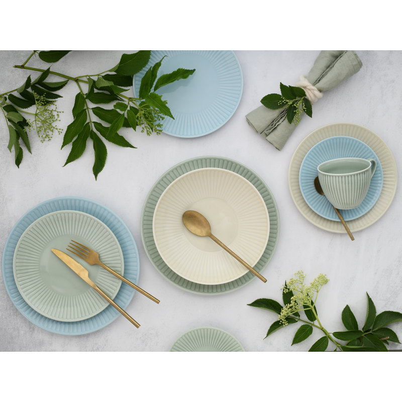 Valencia Pastell Piece Porcelain Dinnerware Set - Service for 6