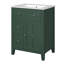 Meuble-lavabo moderne 24 po avec lavabo en céramique, meuble-lavabo pour salle de bain à 2 tiroirs-1094201357