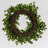 Round Faux Boxwood Wreath