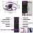 Ceiling Fans With Lights Dimmable LED Embedded Installation Of Thin Modern Ceiling Fans(Purple)-61098869