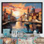 City Venice Architectural Popart II, reproduction d'art sur toile-755272139-755272156