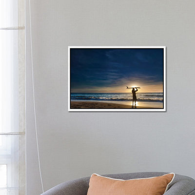 Single Fin Surfer II by Sean Davey - Gallery-Wrapped Canvas Giclée on Canvas
