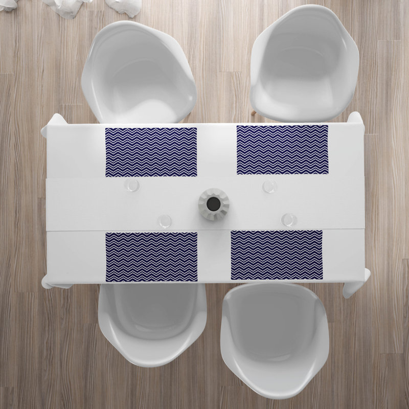 Polyester Geometric Rectangle Placemat
