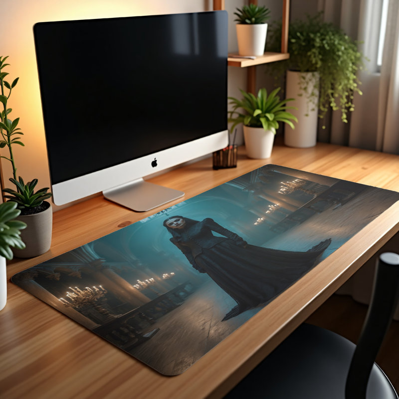 Polyester Desk Pad, 14.4x12.1