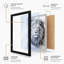 Lion's Gaze Realism 1 Piece Single Picture Frame Wall Art-178260401-178260404