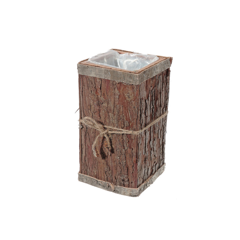 Pot de fleurs en bois Mulligan, H 11 po x l 6 po x P 6 po