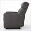 Causeuse inclinable, canapé inclinable à inclinaison zéro moderne pour petits espaces | Ardoise | Microfibre