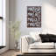 Make Love Make Money Bold Rustic Abstract Wall Art Print by HUGO - Wrapped Canvas Print-1630290618