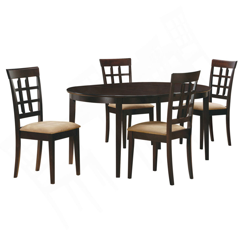Ensemble de salle à manger 5 pièces Missell, 5 pièces: table, 4 chaises