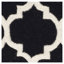 Tapis noir en laine touffeté à la main Carolene-1938399978