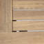 Causeuse d'extérieur en bois d'acacia avec table basse