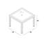 Urbana Outdoor Square Dining Table-1908089758-1952377014