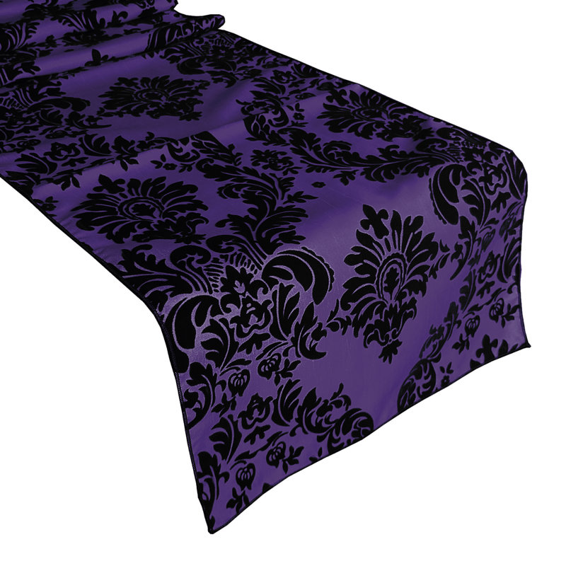 Batum, 120" x 12", Black/Purple