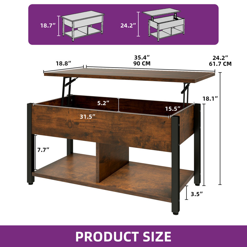 Lift Top Coffee Table