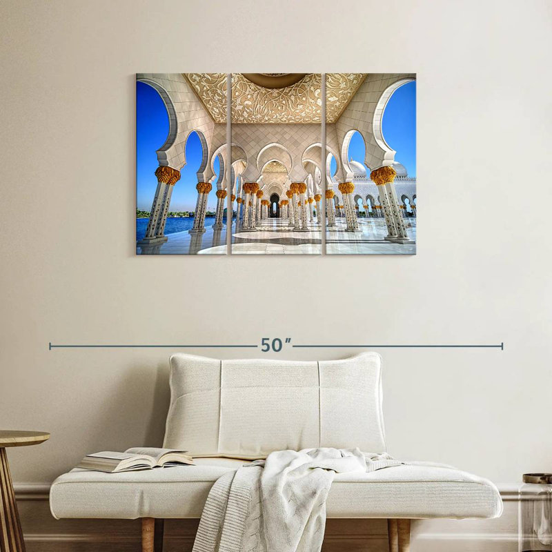 Nicci Elegant Sheikh Zayed Mosque, 24" H x 38" W