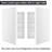 Medicine Cabinet Mirror Solid Wood 3-Tier Shelf, Recessed/Surface Mount 22X28 Inch-166136102