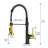 Commercial And Kitchen Faucet With Pull Down Sprayer, Single Handle Single Lever Kitchen Sink Faucet-118543563